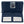Load image into Gallery viewer, Bicolor Floral Navy Cash System Wallet