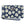 Load image into Gallery viewer, Dotted Daisy Navy RFID Cash System Wallet