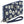 Load image into Gallery viewer, Dotted Daisy Navy RFID Cash System Wallet