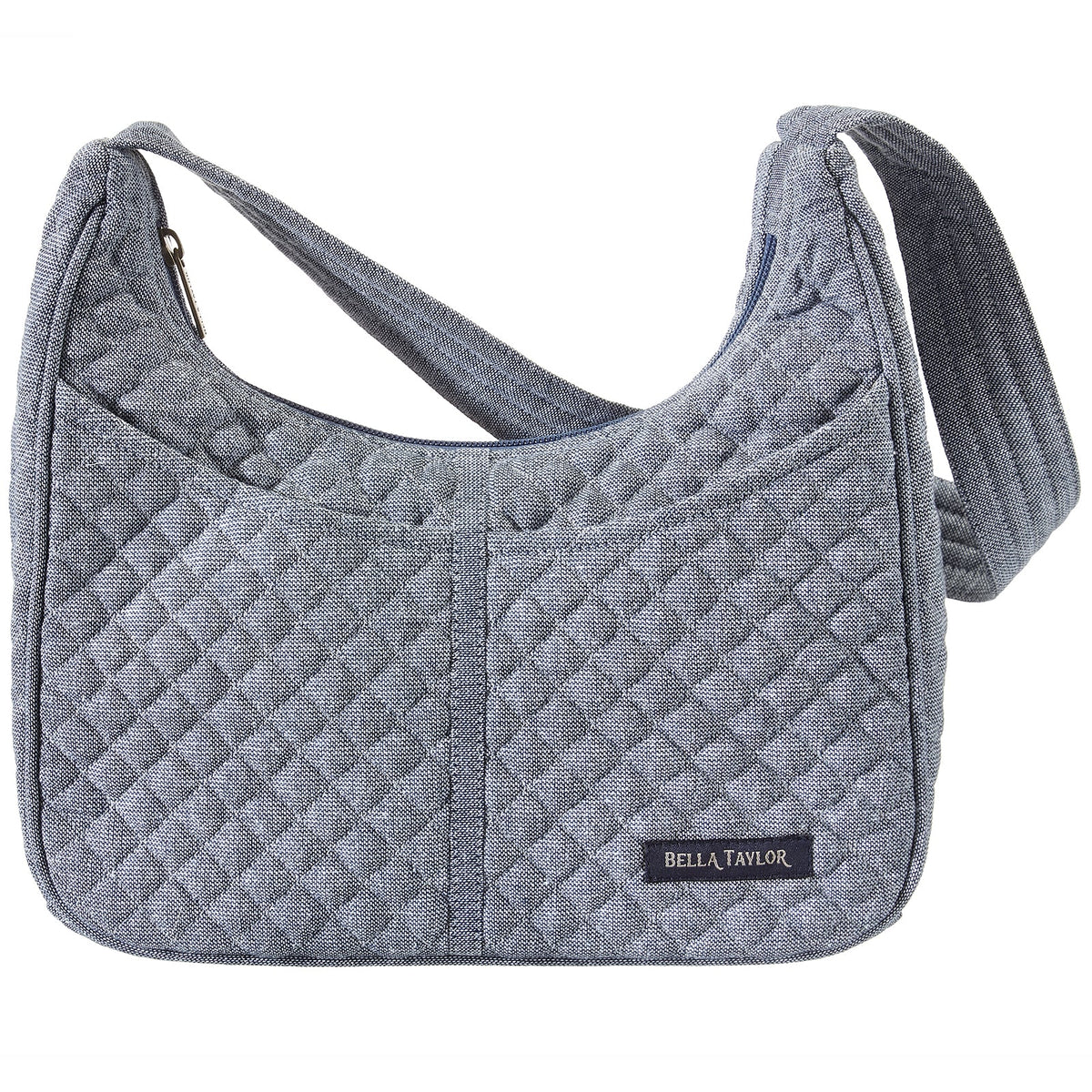 Bella Taylor Blakely Hobo Shoulder Bag - Lightweight Quilted Purse With Multiple Pockets