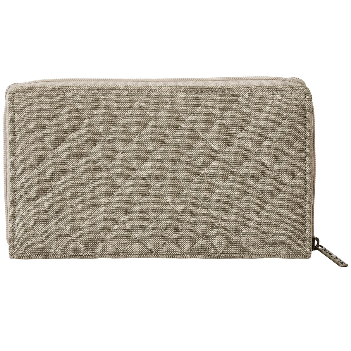 Bella Taylor Mini Crossbody Purse With Built-In Wallet - Khaki Chambray Casual Bag