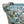 Load image into Gallery viewer, Delicate Floral Blue Small Shoulder Tote
