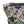 Load image into Gallery viewer, Delicate Floral Charcoal RFID Envelope Wallet