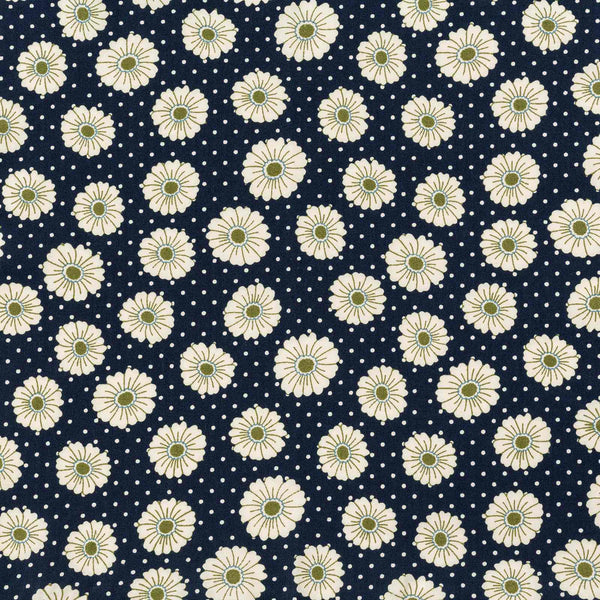 Dotted Daisy Navy RFID Cash System Wallet