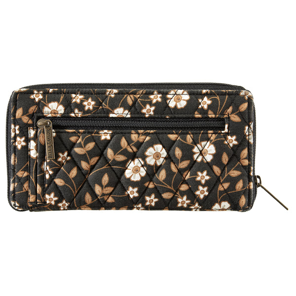 Vintage Vine Midnight RFID Slim Card Wallet