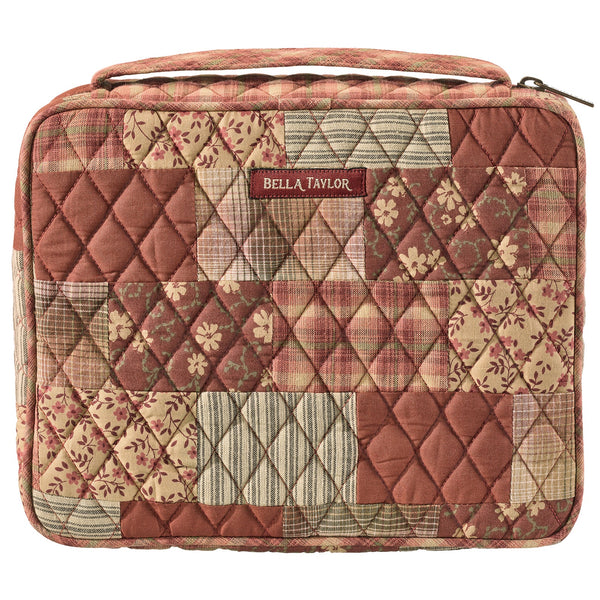 Burgundy Patch Bible Cover