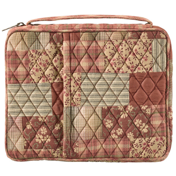 Burgundy Patch Bible Cover