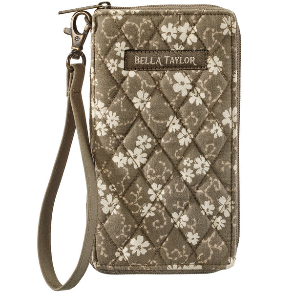 Woodland Floral RFID Cell Phone Wristlet