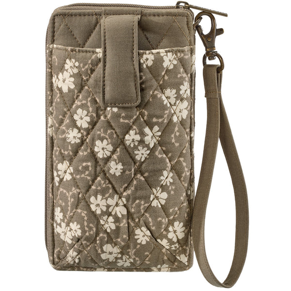 Woodland Floral RFID Cell Phone Wristlet