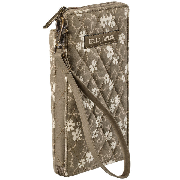 Woodland Floral RFID Cell Phone Wristlet