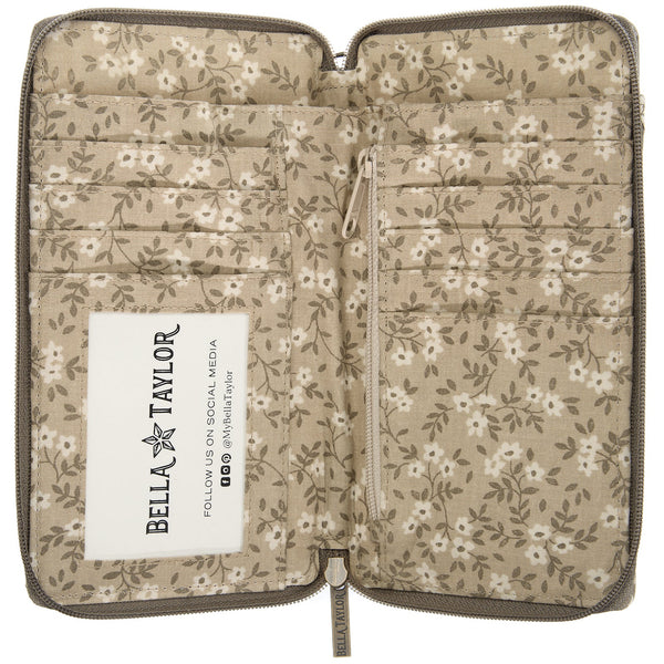 Woodland Floral RFID Cell Phone Wristlet