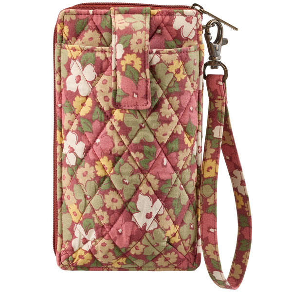 Autumn Garden RFID Cell Phone Wristlet