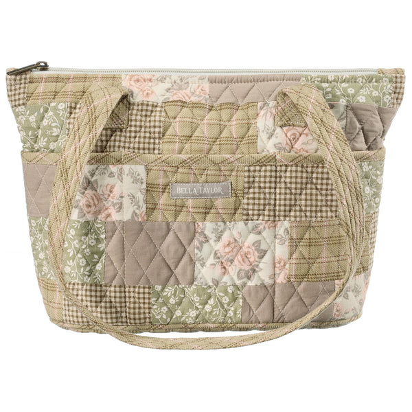 Cameo Rose Patchwork Small Tote