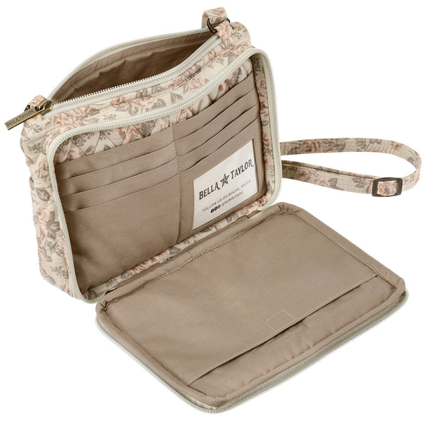 Cameo Rose Essentials Wallet Crossbody