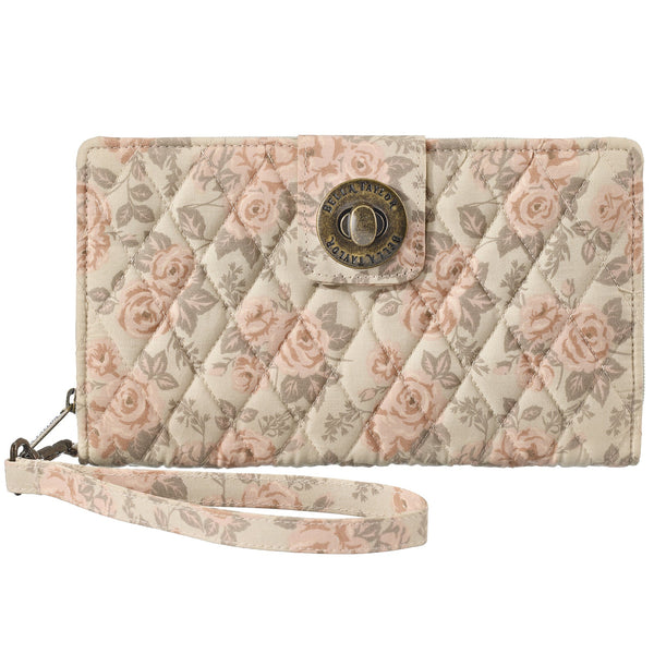 Cameo Rose RFID Cash System Wallet