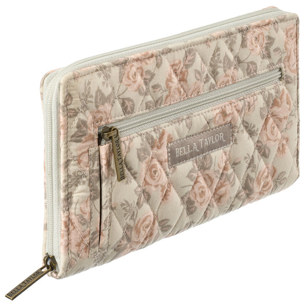 Cameo Rose RFID Wrist Strap Wallet