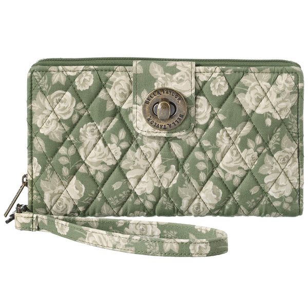 Heirloom Rose RFID Cash System Wallet