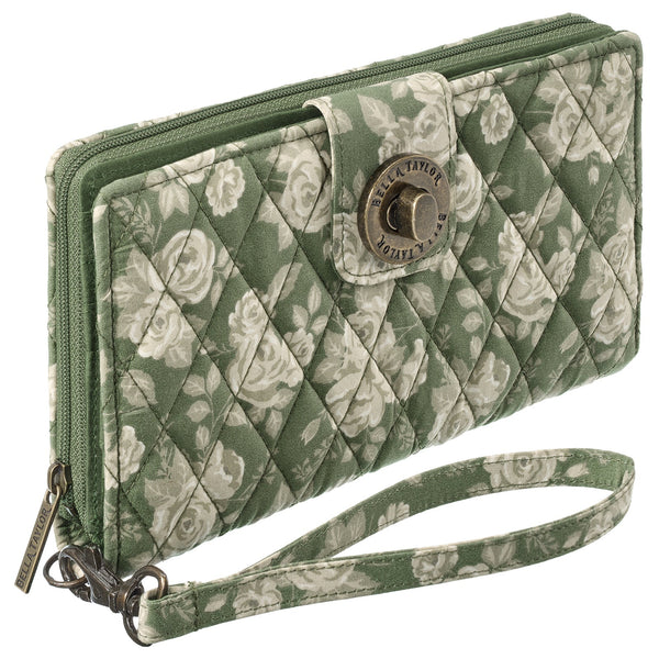 Heirloom Rose RFID Cash System Wallet