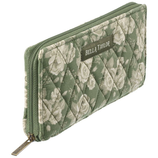 Heirloom Rose RFID Slim Card Wallet