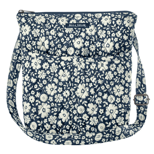 Bicolor Floral Navy Hipster
