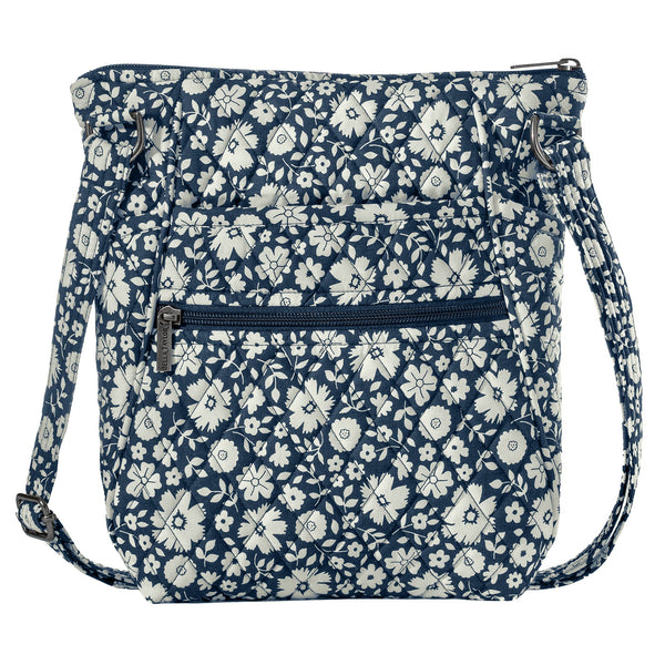 Bicolor Floral Navy Hipster