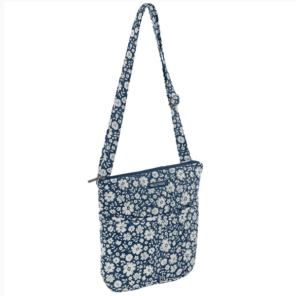 Bicolor Floral Navy Hipster