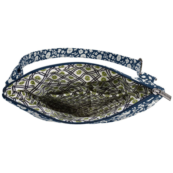 Bicolor Floral Navy Hipster