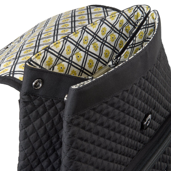 Solid Black Mini Backpack