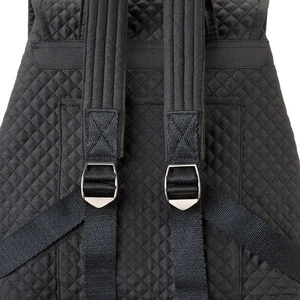 Solid Black Mini Backpack