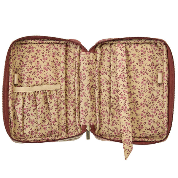 Burgundy Patch Small Bible Cover