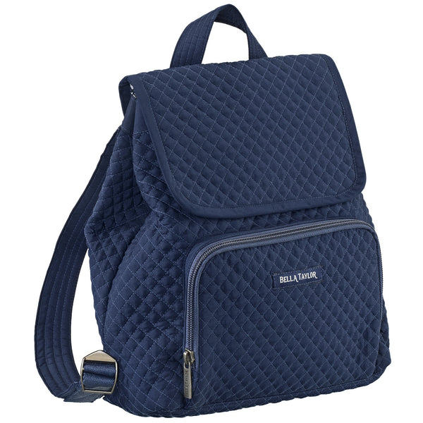 Solid Navy Mini Backpack