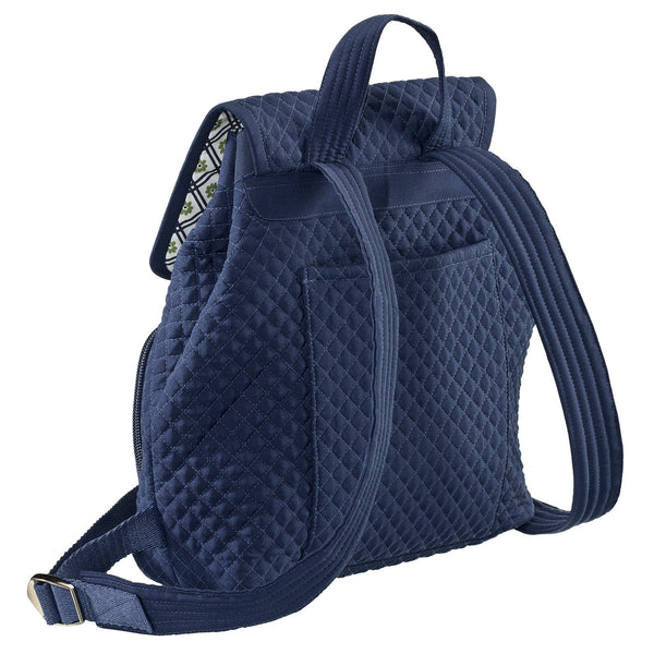 Solid Navy Mini Backpack