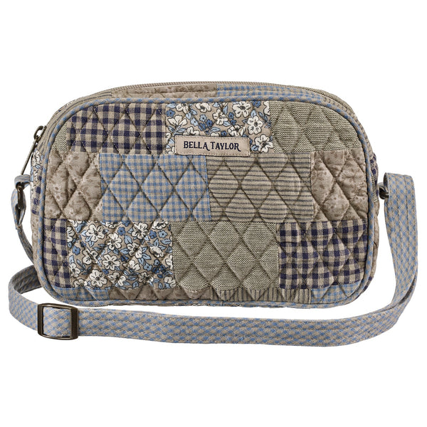 Khaki Patchwork Simple Crossbody