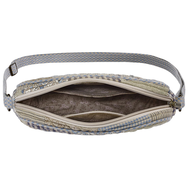 Khaki Patchwork Simple Crossbody