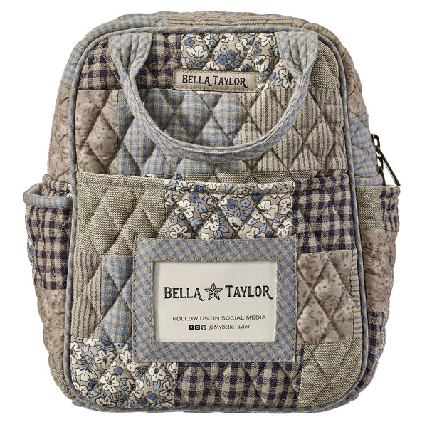 Khaki Patchwork Lunch Tote