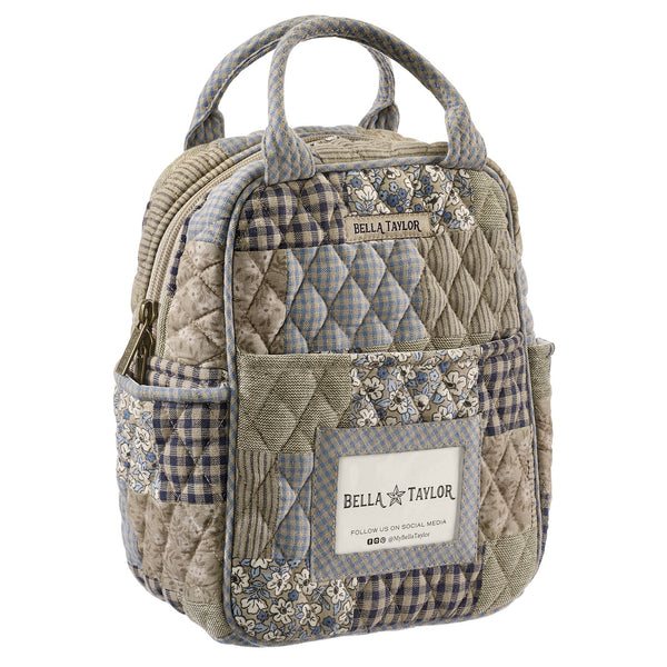 Khaki Patchwork Lunch Tote