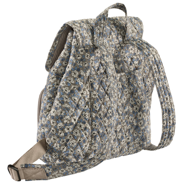 Khaki Floral Mini Backpack