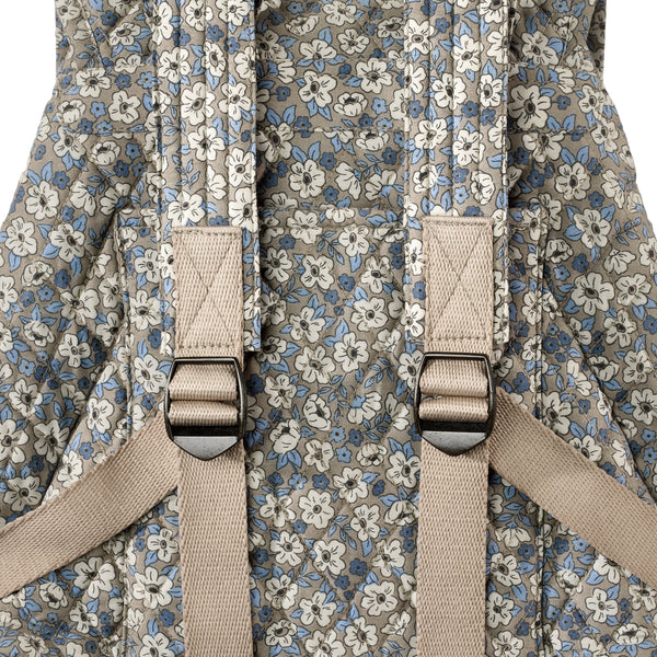 Khaki Floral Mini Backpack