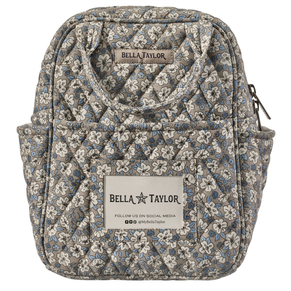 Khaki Floral Lunch Tote