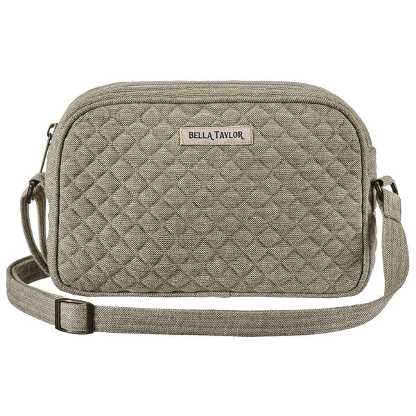 Khaki Chambray Simple Crossbody