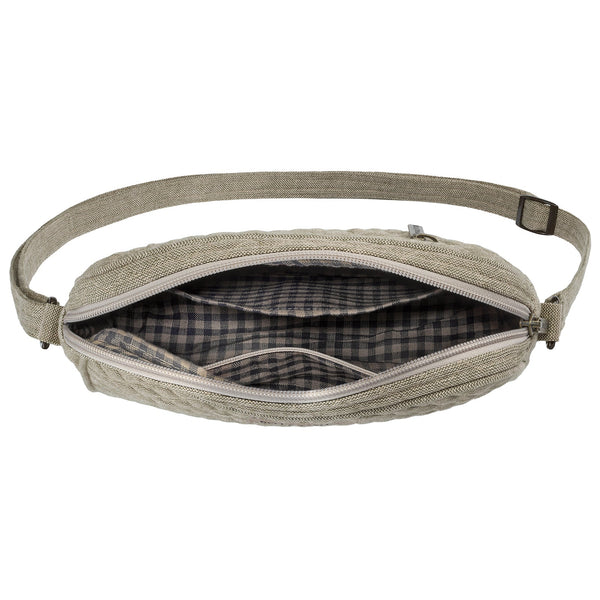 Khaki Chambray Simple Crossbody