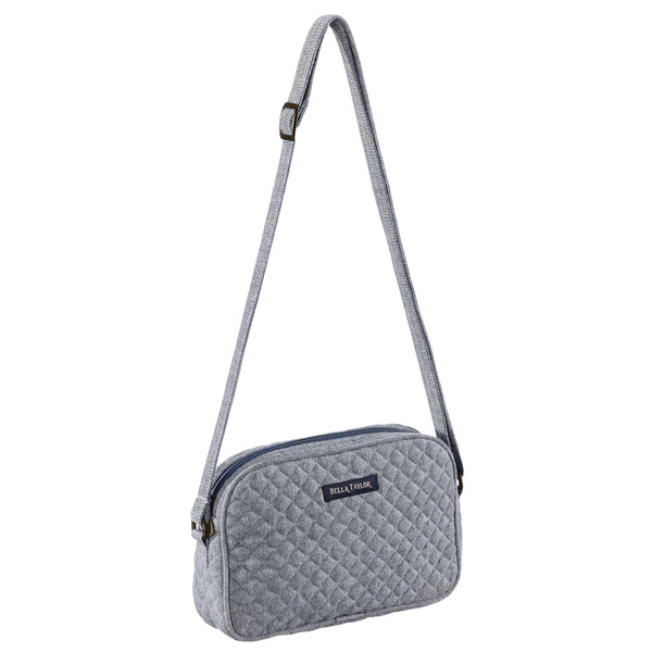 Blue Chambray Simple Crossbody