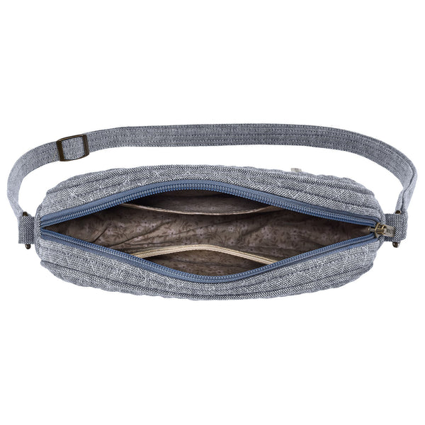 Blue Chambray Simple Crossbody