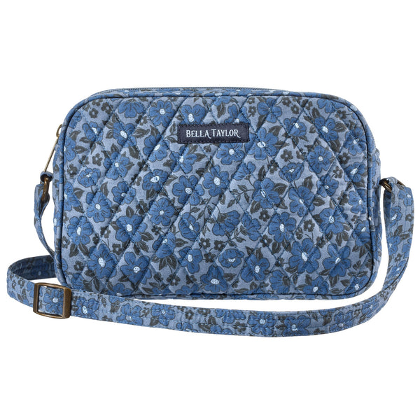 Navy Floral Simple Crossbody