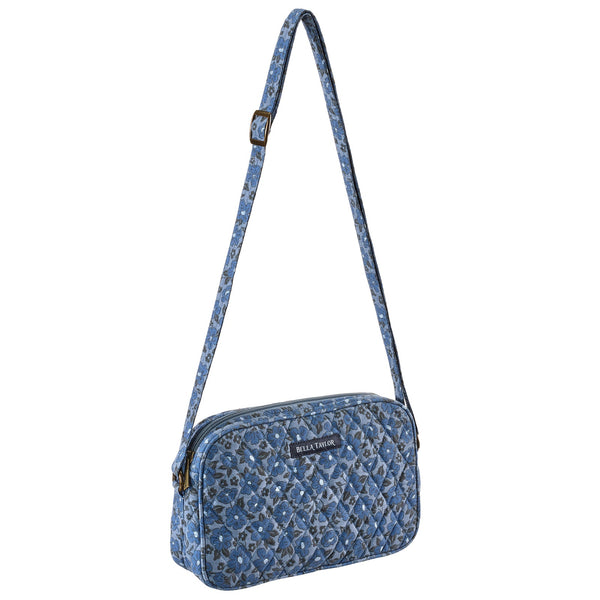 Navy Floral Simple Crossbody