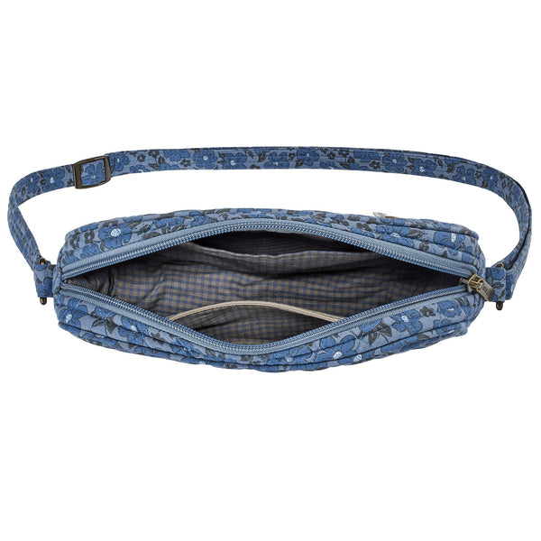 Navy Floral Simple Crossbody