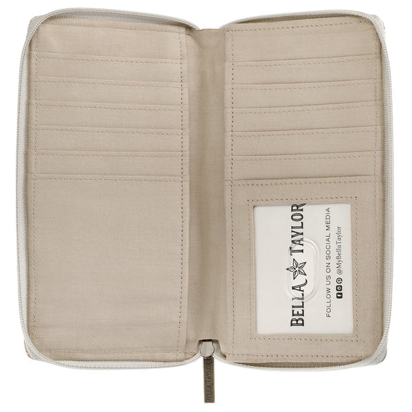 Prairie Meadow RFID Slim Card Wallet