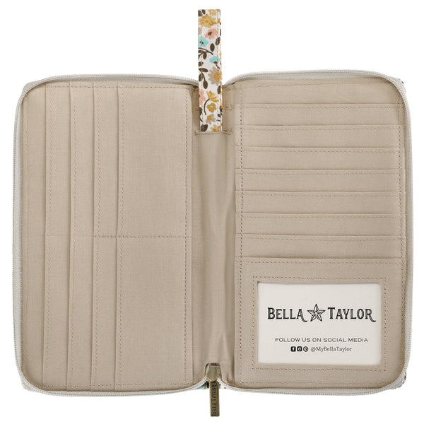 Prairie Meadow RFID Wrist Strap Wallet