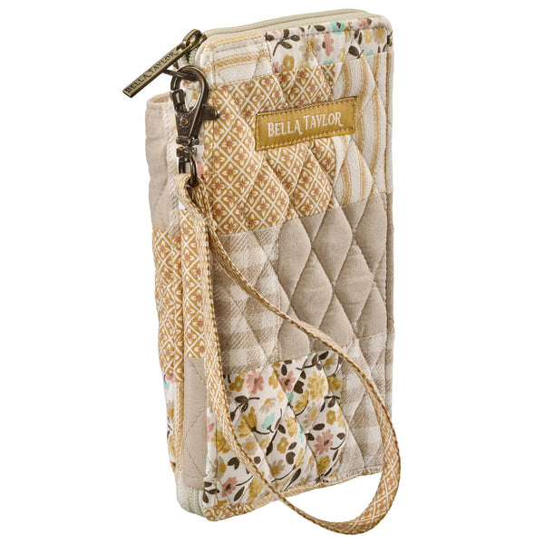 Prairie Meadow Patch RFID Cell Phone Wristlet