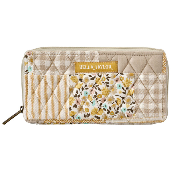 Prairie Meadow Patch RFID Slim Card Wallet